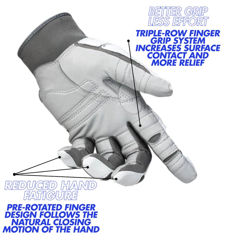 بيونيك قفاز جولف Bionic للرجال ReliefGrip 2.0 (فضي مقاس X-Large) - Image 4